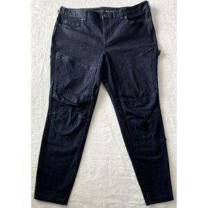 Duluth Trading Carpenter Jeans Womens Size 18R Curvesetter Waistband Double Knee